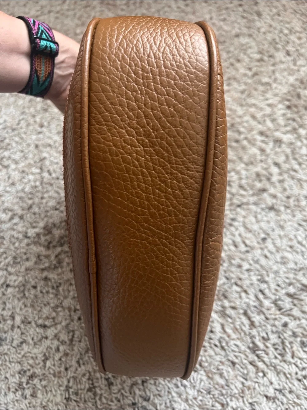 Isadora Norina Italian Suede Leather Hobo Shoulder Bag